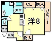 ドムール尼崎の間取り画像