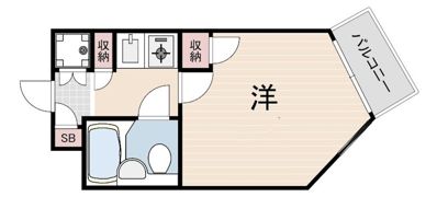 キューブ武庫川VIIの間取り画像