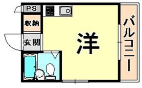 プチ・グレイス壱番館武庫之荘の間取り画像