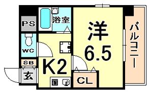 エスティライフ武庫之荘の間取り画像