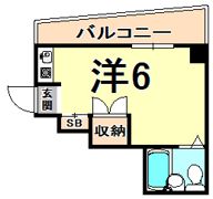 ランドマーク武庫之荘の間取り画像