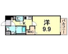 アジュール水堂の間取り画像