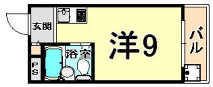 フラットハイツの間取り画像
