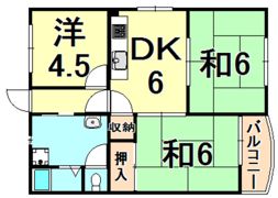 サンコーポ・ムコの間取り画像