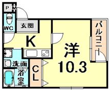 フジパレス武庫之荘1番館の間取り画像