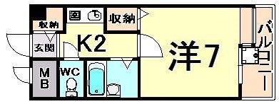 メゾン大和5号館の間取り画像