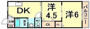 五反田ハイツの間取り画像