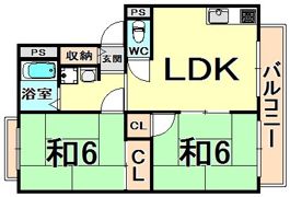 エクセル武庫川2の間取り画像