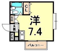リバーヒル富松の間取り画像