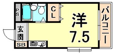リバーヒル富松の間取り画像
