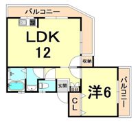 ミスターK北武庫之荘の間取り画像