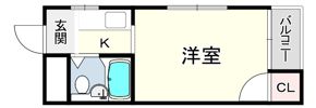 プレアール園田の間取り画像