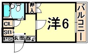 シビック尼崎の間取り画像