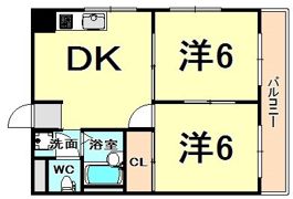 ラポールハルナの間取り画像