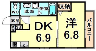 カーサウーノの間取り画像