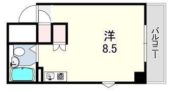 トレンディ立花の間取り画像