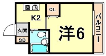 アーチ立花IIの間取り画像