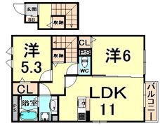 宮の前プラザの間取り画像