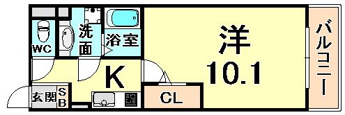 D-ROOM名神町の間取り画像