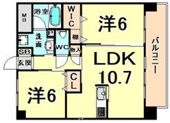 グリーン テラス 尼崎の間取り画像