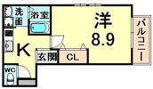 フジパレス立花WESTの間取り画像