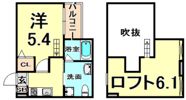 アルナージ瓦宮（アルナージカワラノミヤ）の間取り画像