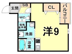 るぽ栗山の間取り画像