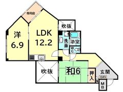 メゾンリベルテの間取り画像
