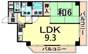 メゾンチェリーアヴェニューの間取り画像