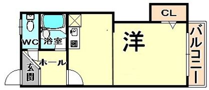 ハイツソレイユの間取り画像