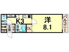 サンパティーク南塚口の間取り画像
