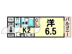 サンパティーク南塚口の間取り画像