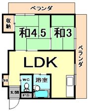 メゾン塚口の間取り画像