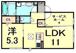 セジュール塚口町4の間取り画像