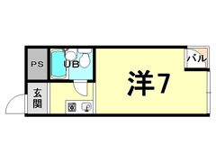 プリエールJR塚口駅前の間取り画像