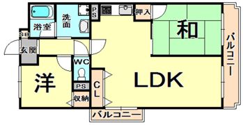 エムグランツ弐番館の間取り画像