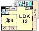 第一ハイツ宮本の間取り画像