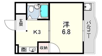 コンフォート南塚口PARTIの間取り画像