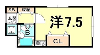 アトリエ塚口の間取り画像