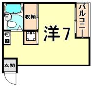 ダイドーメゾン武庫之荘2の間取り画像