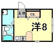 ハイネス佐々木の間取り画像