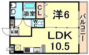 ナイスコート 2の間取り画像