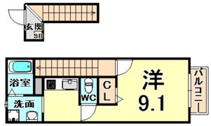 ヴェルドミール園田の間取り画像
