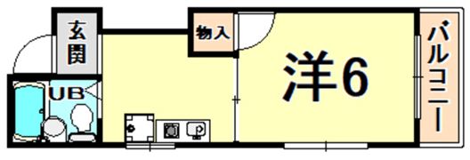 リーフ塚口の間取り画像