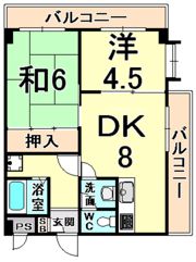 プルミエール塚口の間取り画像