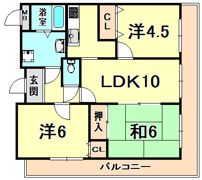 リズロン尼崎の間取り画像
