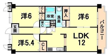 グリーンキング橋本の間取り画像