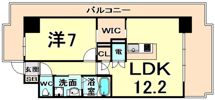インベスト塚口S-FRONTの間取り画像