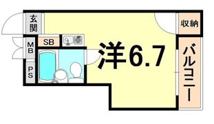エーワン塚口の間取り画像