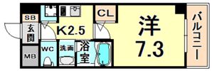 ラフォルテ南塚口の間取り画像